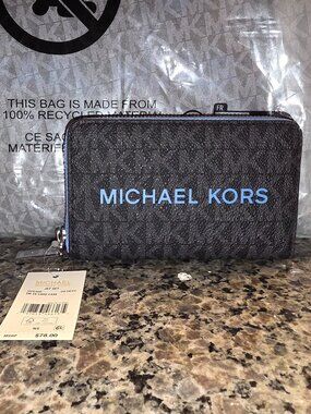 MICHAEL Michael Kors Jet Set Small Zip Around Card Case - 5th Pacific